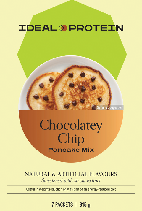 Ideal Protein Chocolatey Chip Pancakes